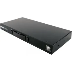 Adder CCS-PRO4 Tastatur/Video/Maus (KVM)-Switch Schwarz, KVM Switch, Schwarz