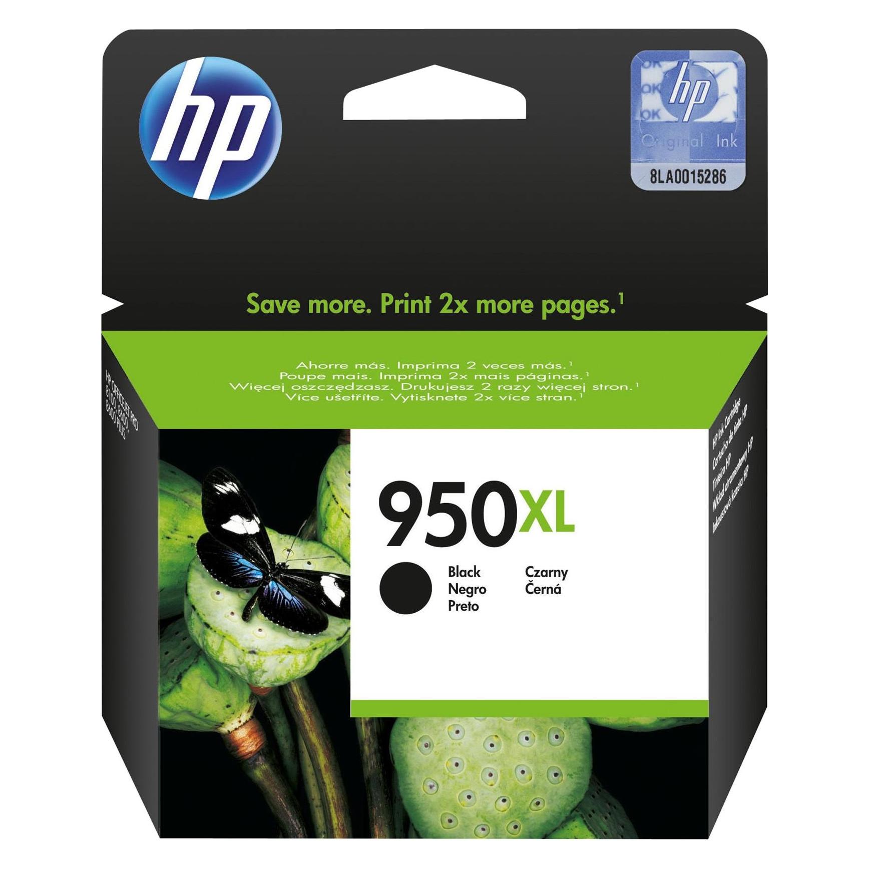 HP Hewlett-Packard 950XL Black Officejet Ink Cartridge, 950XL Black (BK) (CN045AE#LS3)