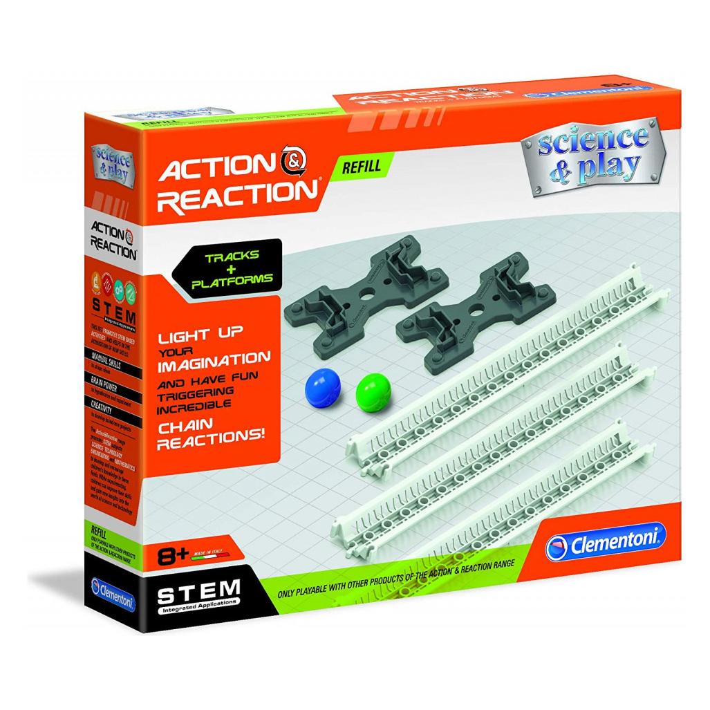 Clementoni Action Reaction Schienen und Rampen (19117)