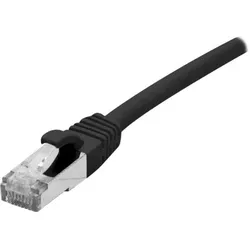 Exertis Connect Patchkabel Cat. 6A, S/FTP, wasserdicht, schwarz, 1,0 m