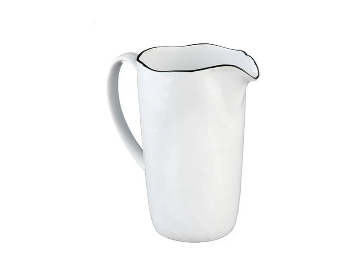 Wasserkrug Björn Pure 2.4 l , weiss (weiß), 2.400ml, Steinzeug, Karaffen, Wasserkrug