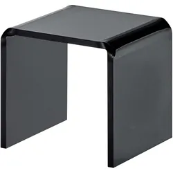 U-Ständer Acryl, schwarz 50 x 50 x 50 mm, Acryl (PMMA)