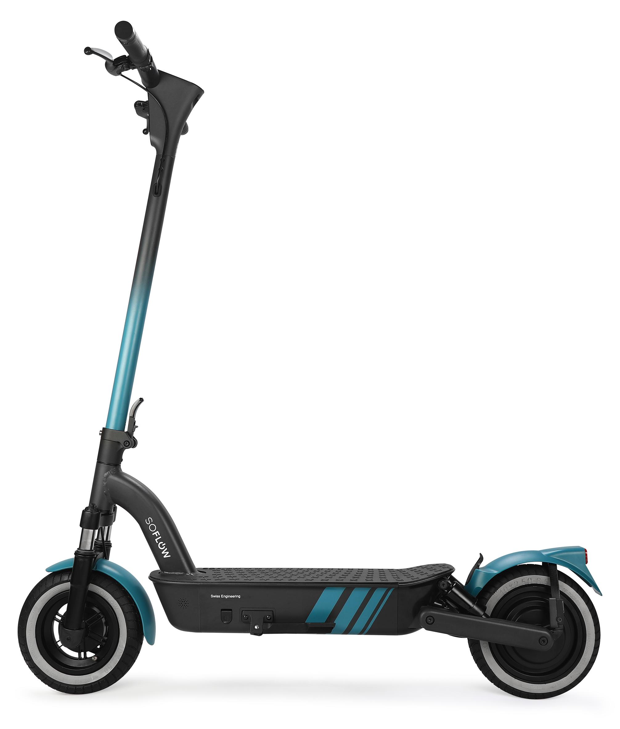 SoFlow SO4 PRO MAX, E-Scooter, Zusammenklappbar, Doppelfederung, 75 km Reichweite