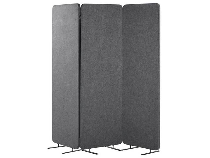 BÜRO-RAUMTEILER 184/184 cm Grau Standi