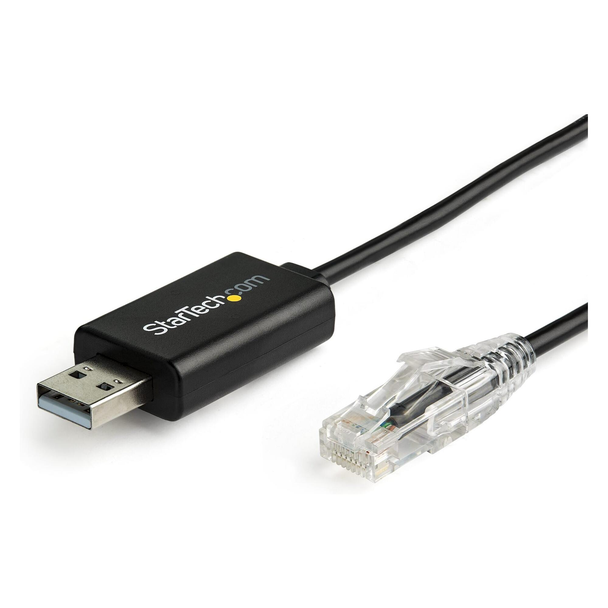 StarTech Cisco USB Console Cable (1.80 m) (ICUSBROLLOVR)