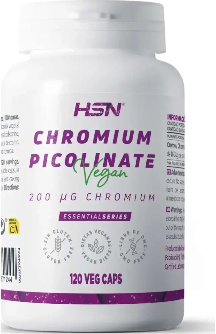 HSN Picolinato de Cromo 200 mcg 120 vcaps