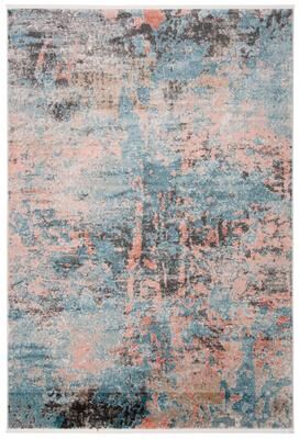 SAFAVIEH Shivan Modern & Contemporary Abstract Blue/Ivory Rug