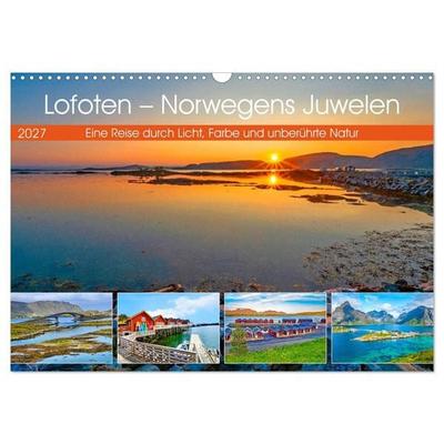 Lofoten - Norwegens Juwelen (Wandkalender 2027 DIN A3 quer), CALVENDO Monatskalender