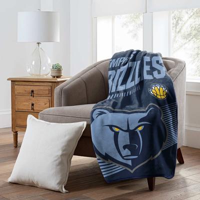 Sweet Home Collection "NBA Officially Licensed Memphis Grizzlies 60"" x 80"" Raschel Throw Blanket"