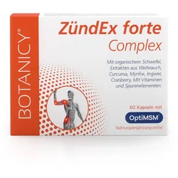 Botanicy ZÜNDEX forte Complex mit OptiMSM 60 St