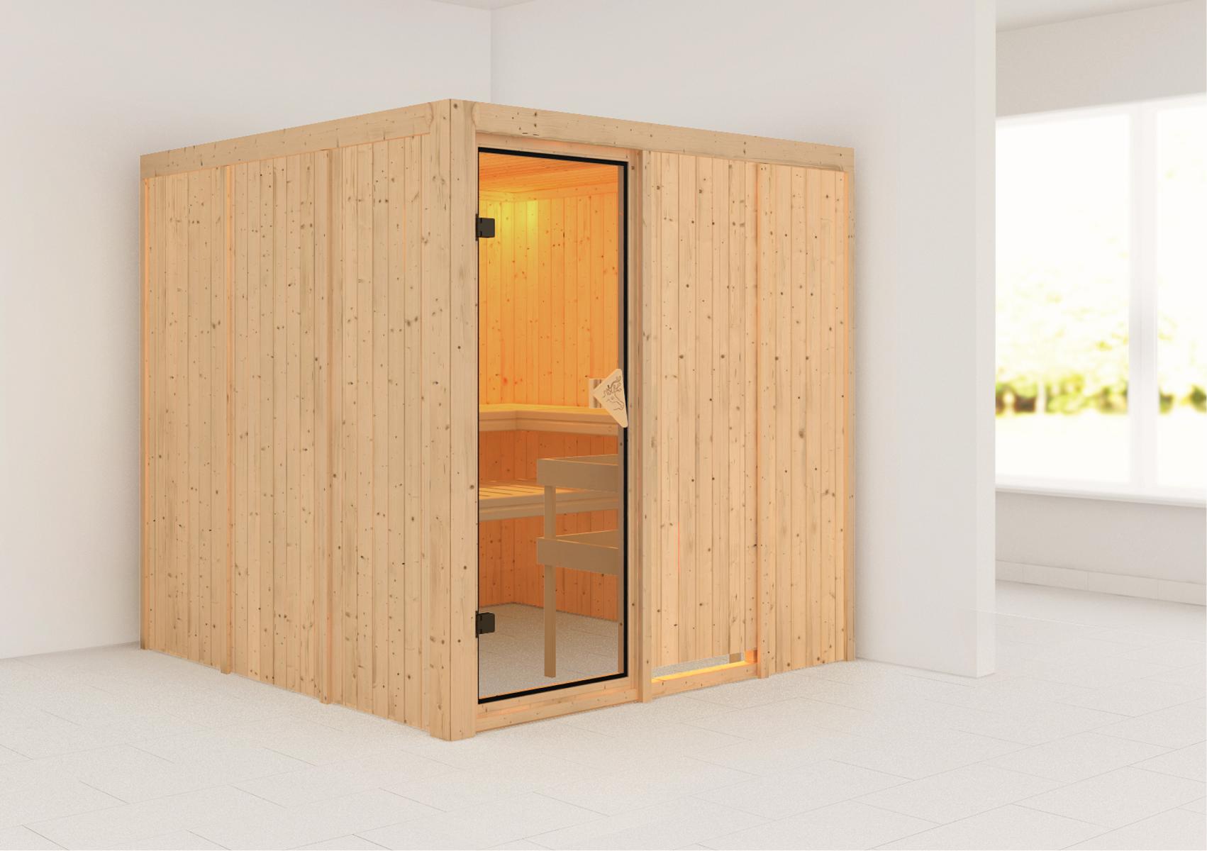 KARIBUHOLZT Sauna Rodin Front, o. Zub. bronz.GGT 08288388