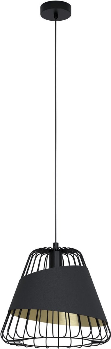 EDI light Austell Hanglamp - Zwart/Goud - Ø 36 cm