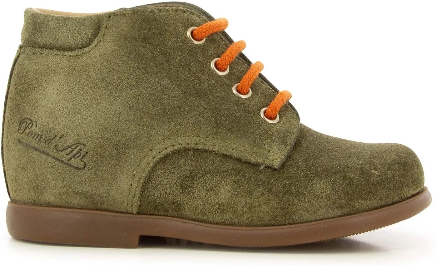 Pom d'Api Botillons Nioupi Suede Vert olive 18