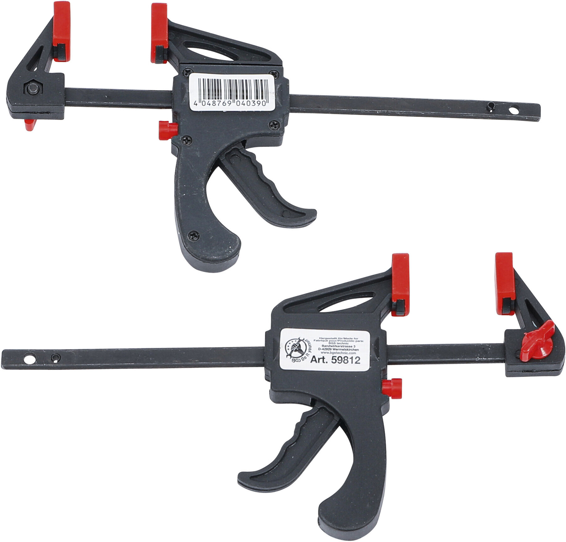 BGS Do it yourself Spann- und Spreizzwingen-Satz 105 mm 2-tlg. (59812)