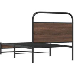 vidaXL, Bett, Lerchenfeld (mit Kopfteil) (200 x 200 cm)