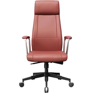 FlexiSpot Chefsessel LC7R, rotbraun, Echt Leder, belastbar bis 136 kg