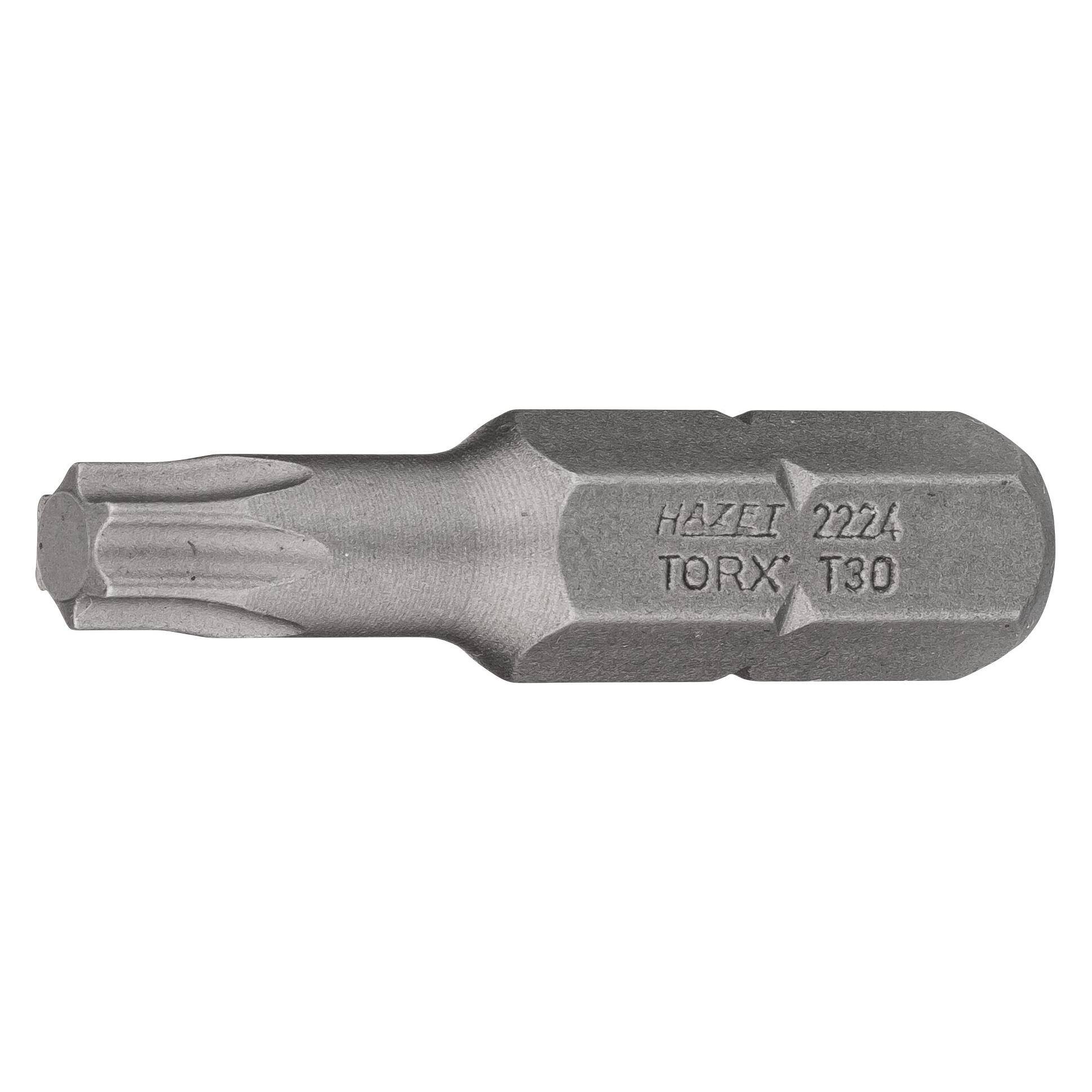 Hazet Bit 2224-T30 Sechskant8 (5/16 Zoll) Innen TORX Profil T30 (2224-T30)