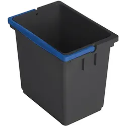 Putzeimer Vermop Kunststoff grau mit blauem Griff 6 L Eimer für viele Putzwagen, Reinigungswagen