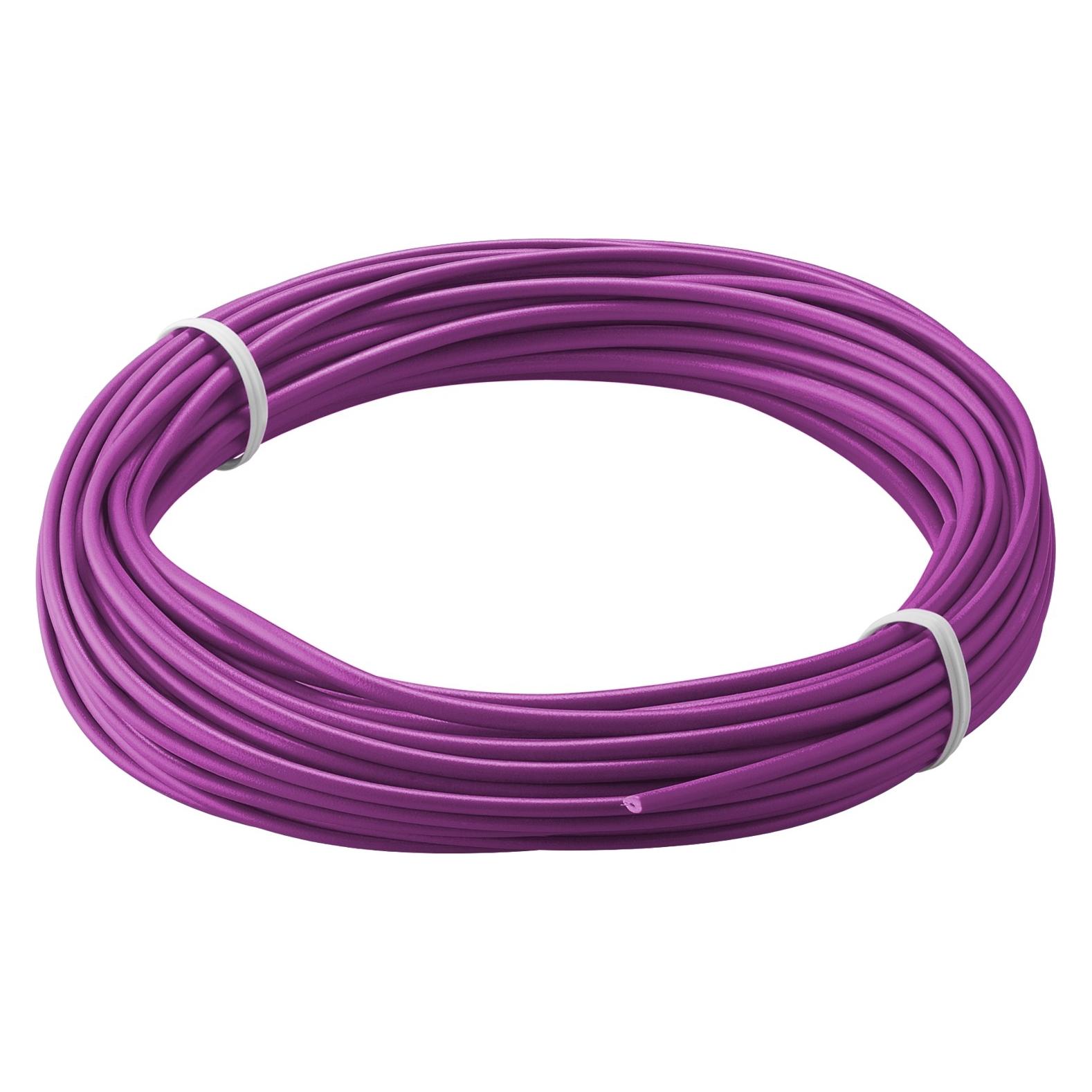 Goobay Kupferlitze isoliert, 10 m, violett (10 m) (77407)