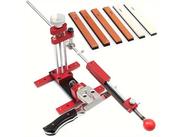 Affûteur de couteaux de haute précision, cadre d'affûtage d'angle, clip d'inversion avec rail coulissant, affûtage, outil de travail de calcul, 1 jeu