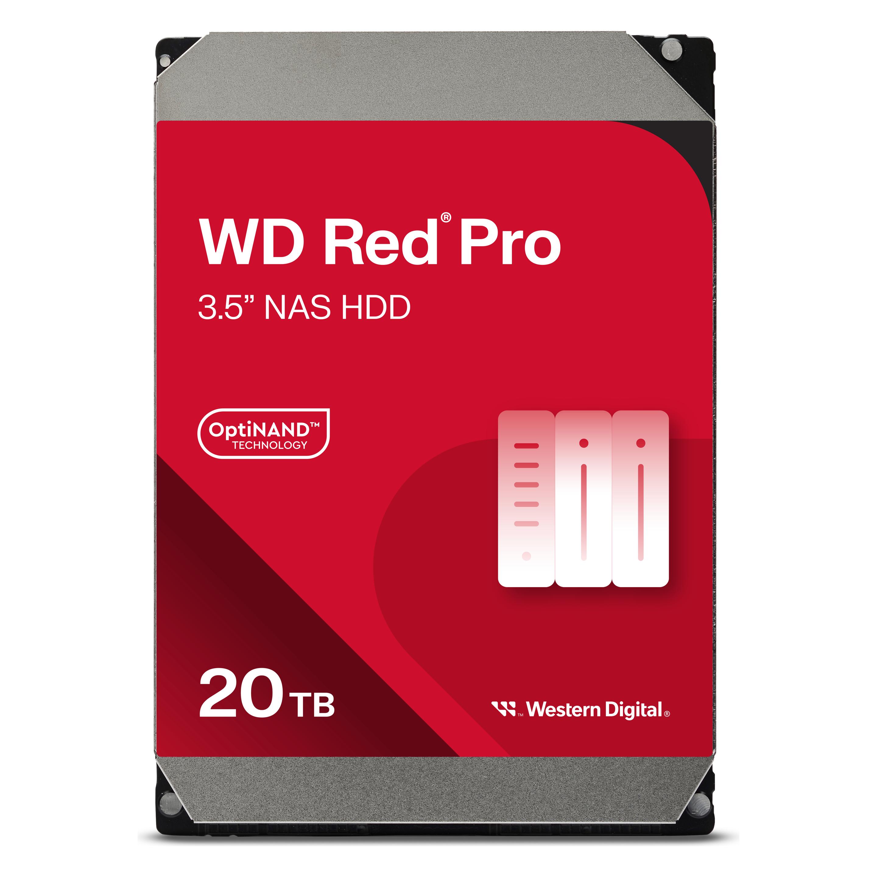 WD Red Pro (20 TB, 3.5") (WD201KFGX)