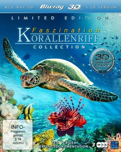 Faszination Korallenriff Collection 3D (Teil 1 / Teil 2: Jäger & Gejagte / Teil 3: Fremde Welten unter Wasser) [3D Blu-ray] [Collector's Edition] - Preis vom 16.10.2026 11:41:07 h