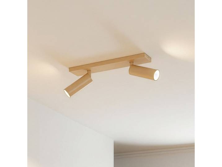 Spot pour plafond Brinja Slim, à 2 lampes, café, GU10 MR11 - Arcchio - Couloir - Moderne - Aluminium - Multi-ampoules