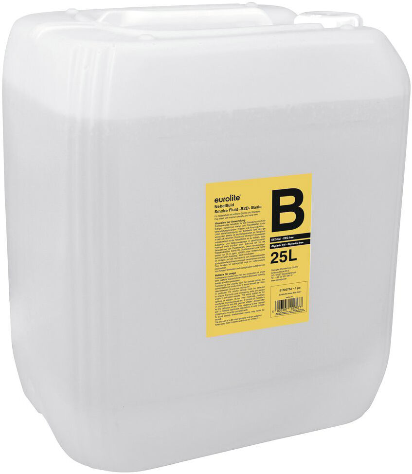 EuroLite Smoke Fluid -B2d- Basic Nebelfluid 25l