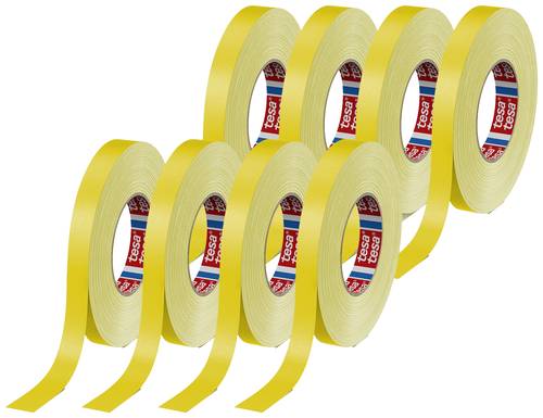 Tesa tesaband 4651 Premium 04651-00519-00 Gewebeklebeband Gelb (L x B) 50m x 19mm 8St.