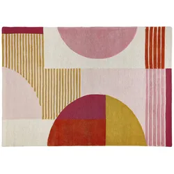 Handtuft-Teppich  Vancouver , Wolle,Viskose , Maße (cm): B: 140