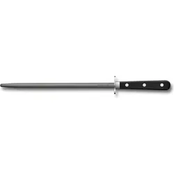 Victorinox Grand Maître, Abziehstahl, 25 cm, Wolframcarbid, rund, POM, Messerschärfer, Schwarz