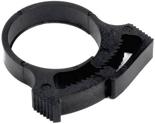HellermannTyton SNP1.25-PA66GF13-BK Befestigungsschelle 190-00029 Bündel-Ø (Fest)=7mm