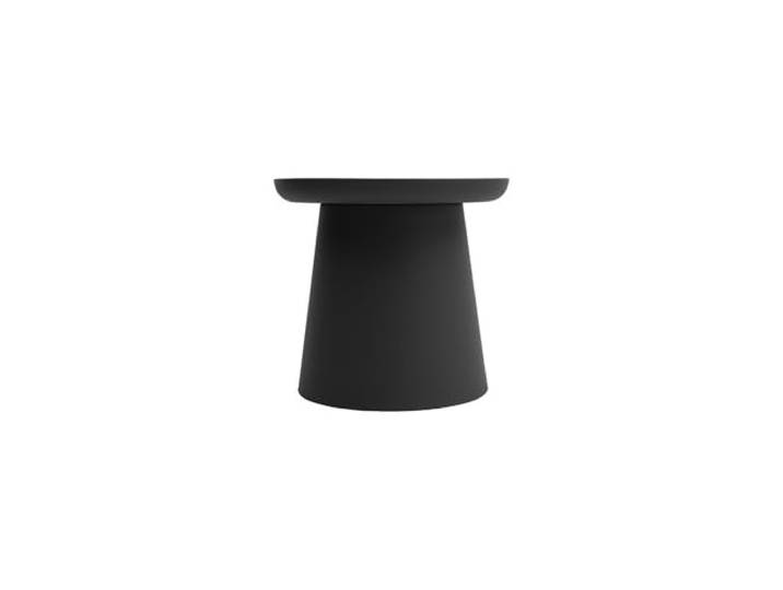 KONTE.DESIGN Beistelltisch Ibiza aus Polypropylen schwarz 50 x 46 cm