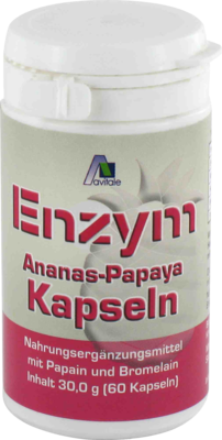 Avitale GmbH ENZYM ANANAS Papaya Kapseln 30 g 00492233