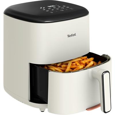 TEFAL Heißluftfritteuse "Easy Fry Max", weiß (beige), B:27,3cm H:32,4cm T:37,5cm, Fritteusen, 10 Auto-Garprogramme, für bis zu 6 Personen