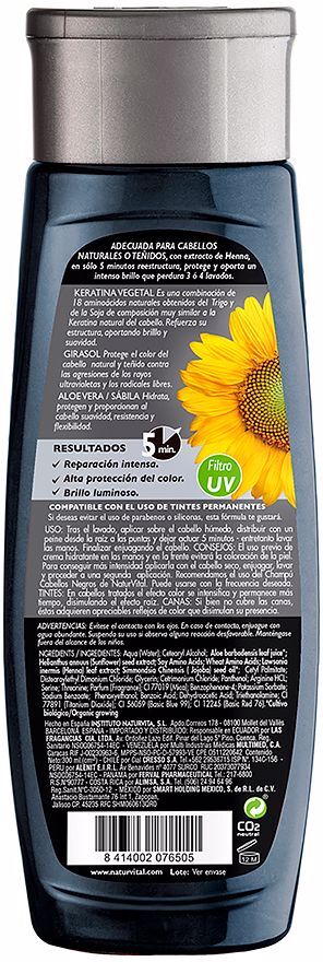 Naturvital Masque Coloursafe #noir