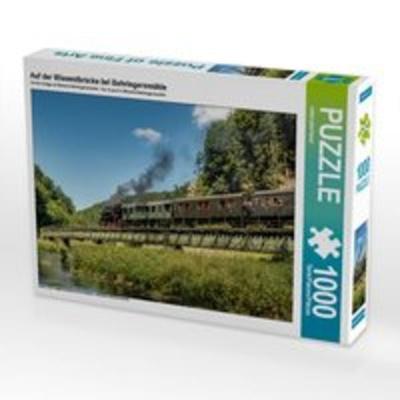 CALVENDO Puzzle Auf der Wiesentbrücke bei Behringersmühle 1000 Teile Lege-Größe 64 x 48 cm Foto-Puzzle Bild von oldshutterhand