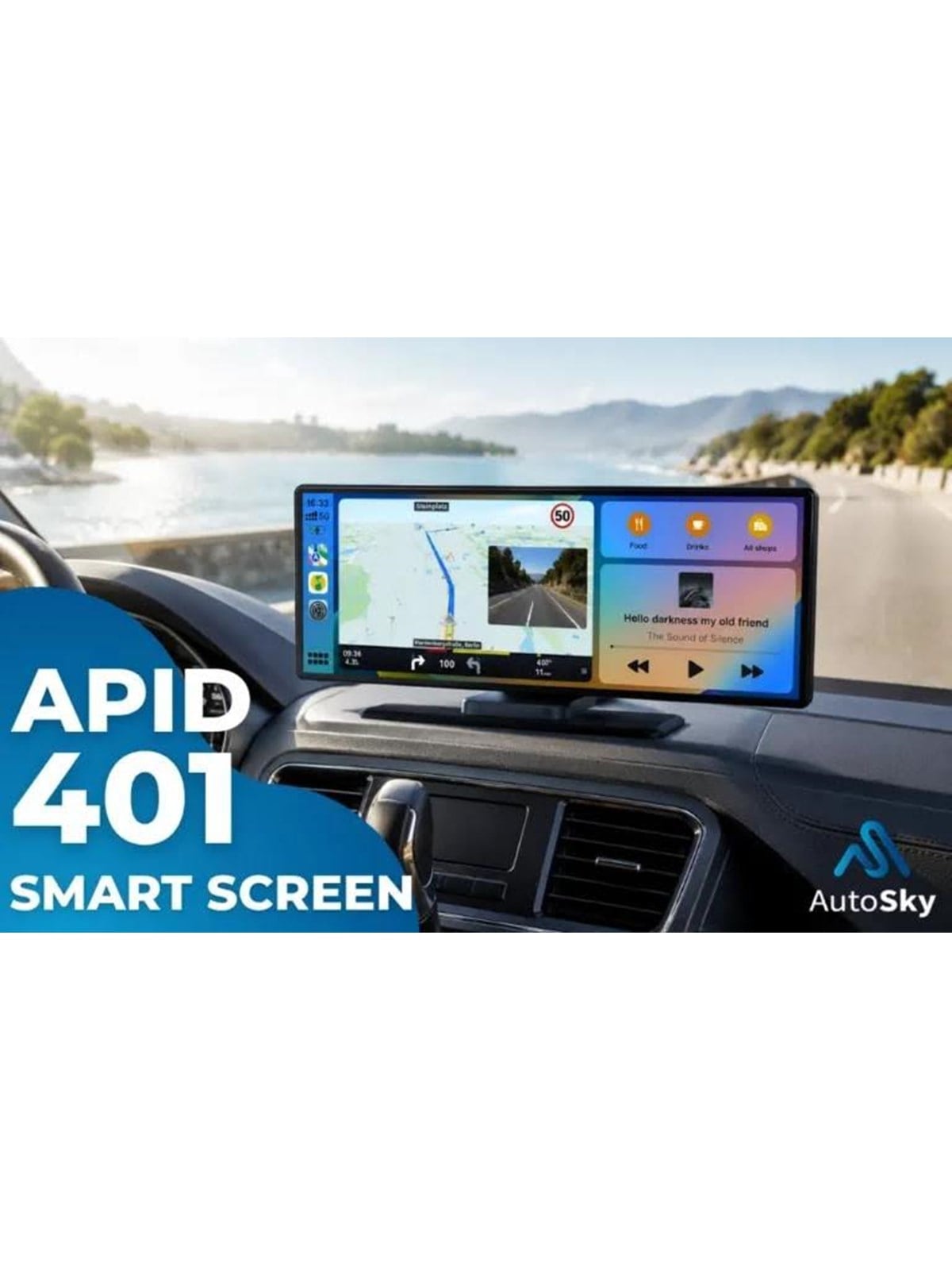 Autosky APID-401 display