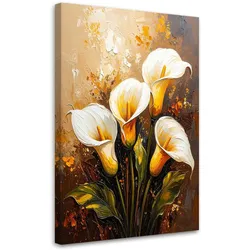 LEINWANDBILD Blumen 80x120cm