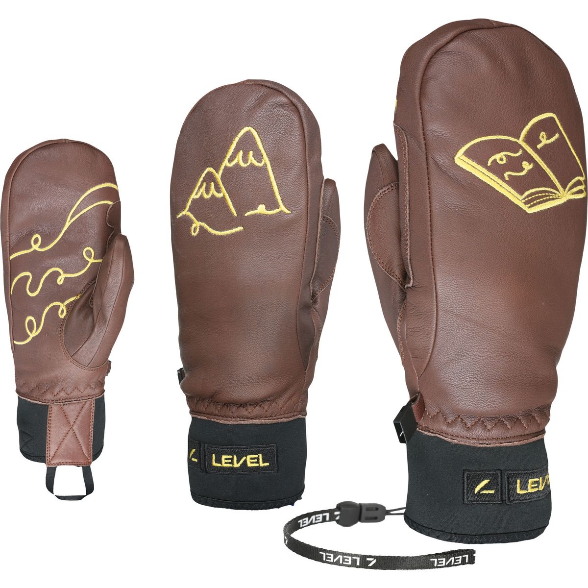 Level Ivory W Mitten brown (10) M 2373WM-10-M