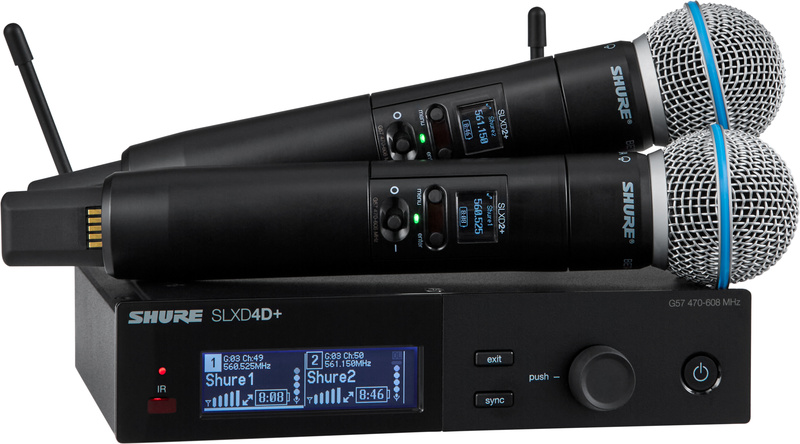 Shure SLXD24D+E/Beta58 S50
