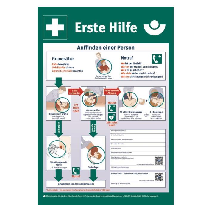 Hein 27287 Erste Hilfe HEIN 27287 Aushang PS 395x575mm (27287)