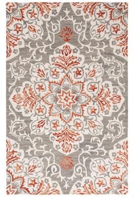SAFAVIEH Hand-Tufted Metro Barba French Country Wool Rug