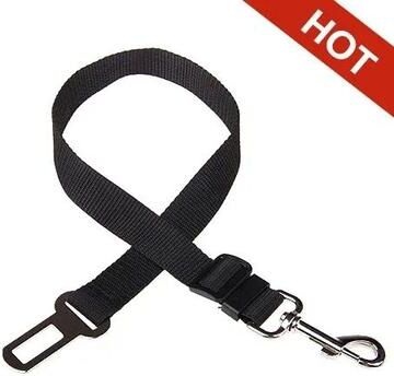Uplift Treasures Adjustable Dog Car Seat Belt Safety Harness Leash black