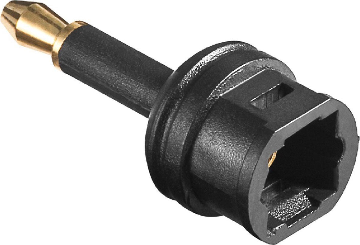 Wentronic 3.5mm mini naar Toslink adapter - Optisch digitaal - Verguld