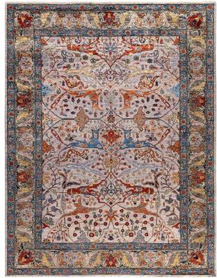 Overton "Serapi One-of-a-Kind Hand-Knotted Area Rug - Purple - 9' 1"" x 11' 9"""