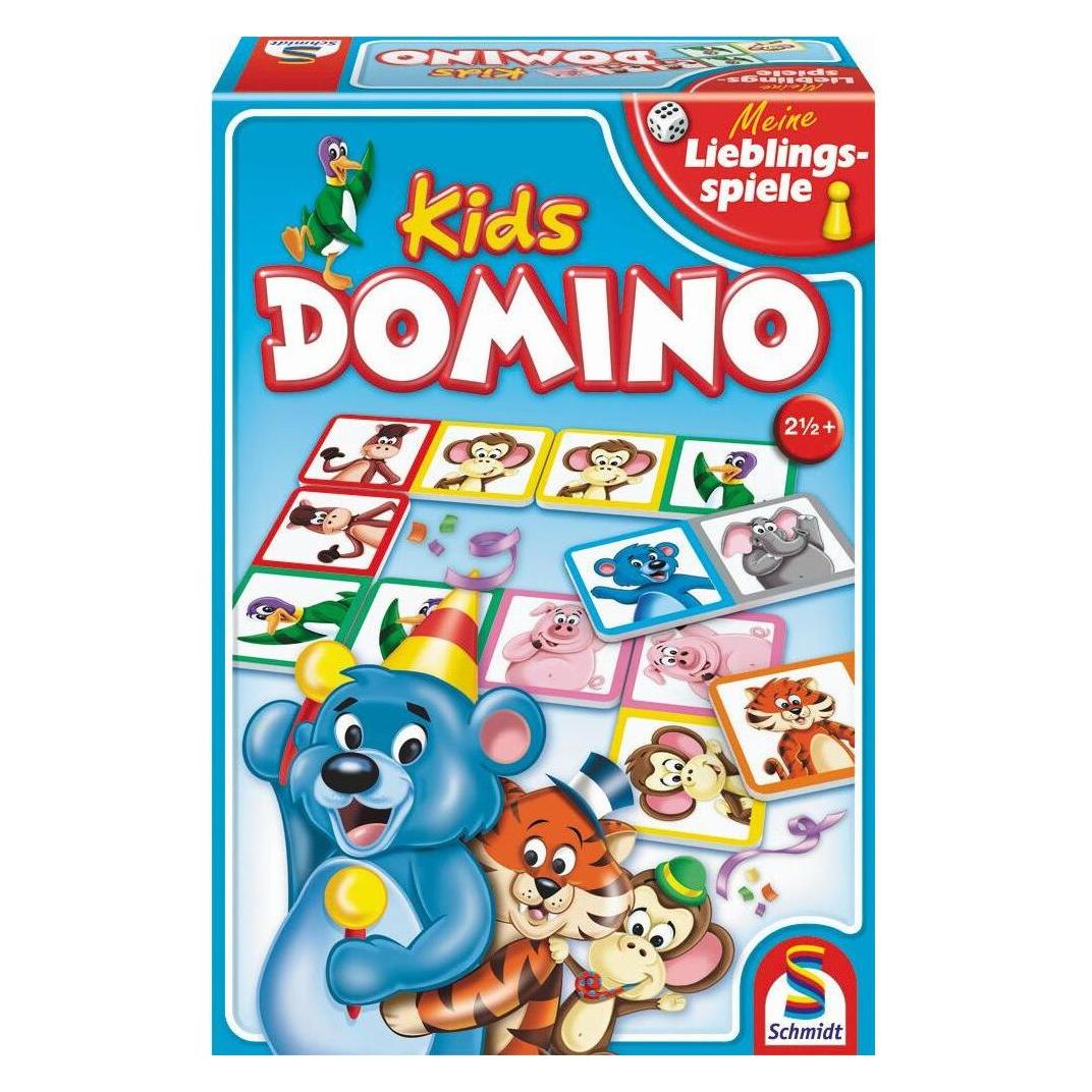 Schmidt Spiele Domino Kids (Deutsch, Englisch, Französisch, Italienisch, 2 - 6 Spieler) (40539)