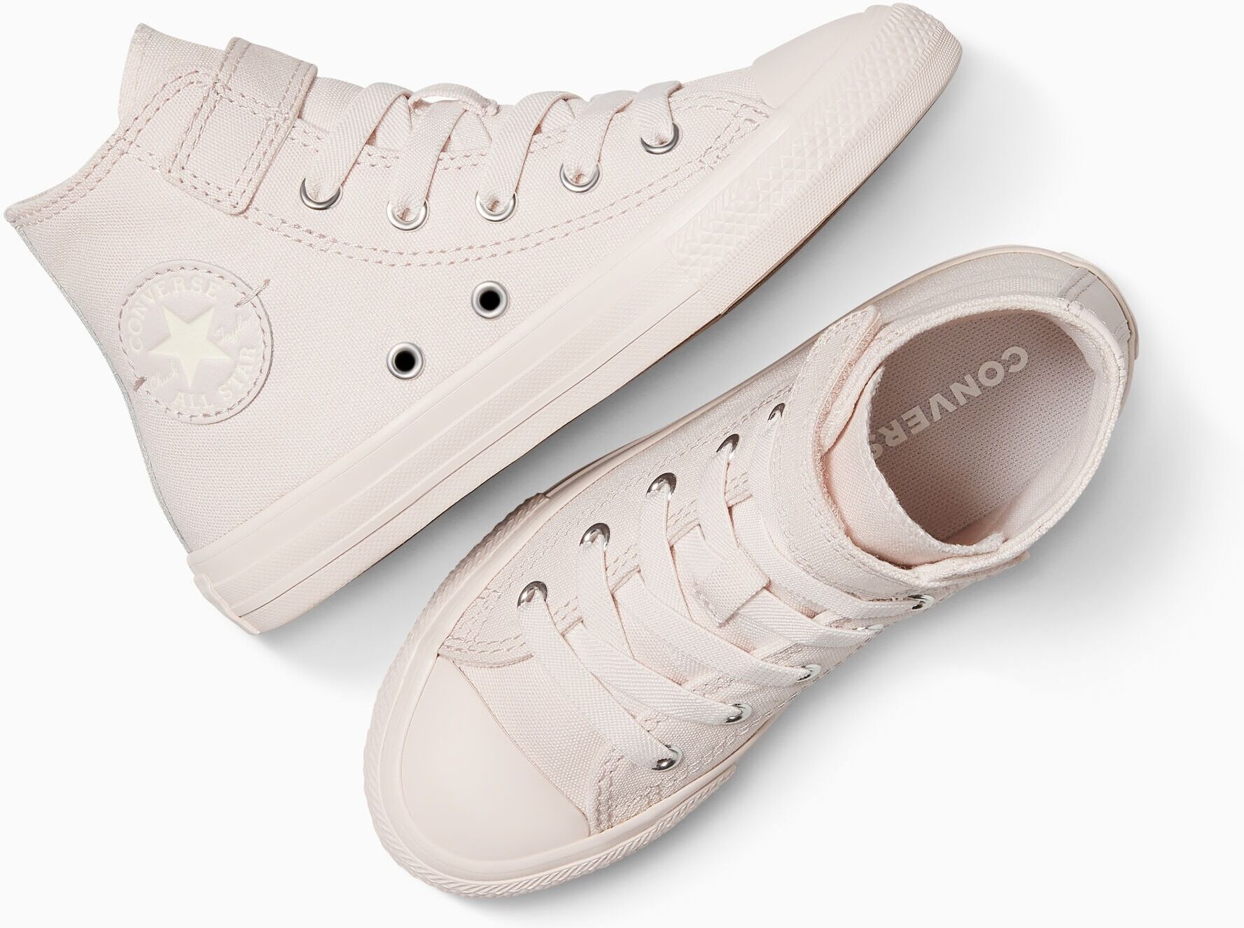 Sneaker CONVERSE "CHUCK TAYLOR ALL STAR MONOCHROME EA", Jungen, Gr. 34, rosa (shy flamingo, shy flamingo), Textil, Schuhe Sneaker