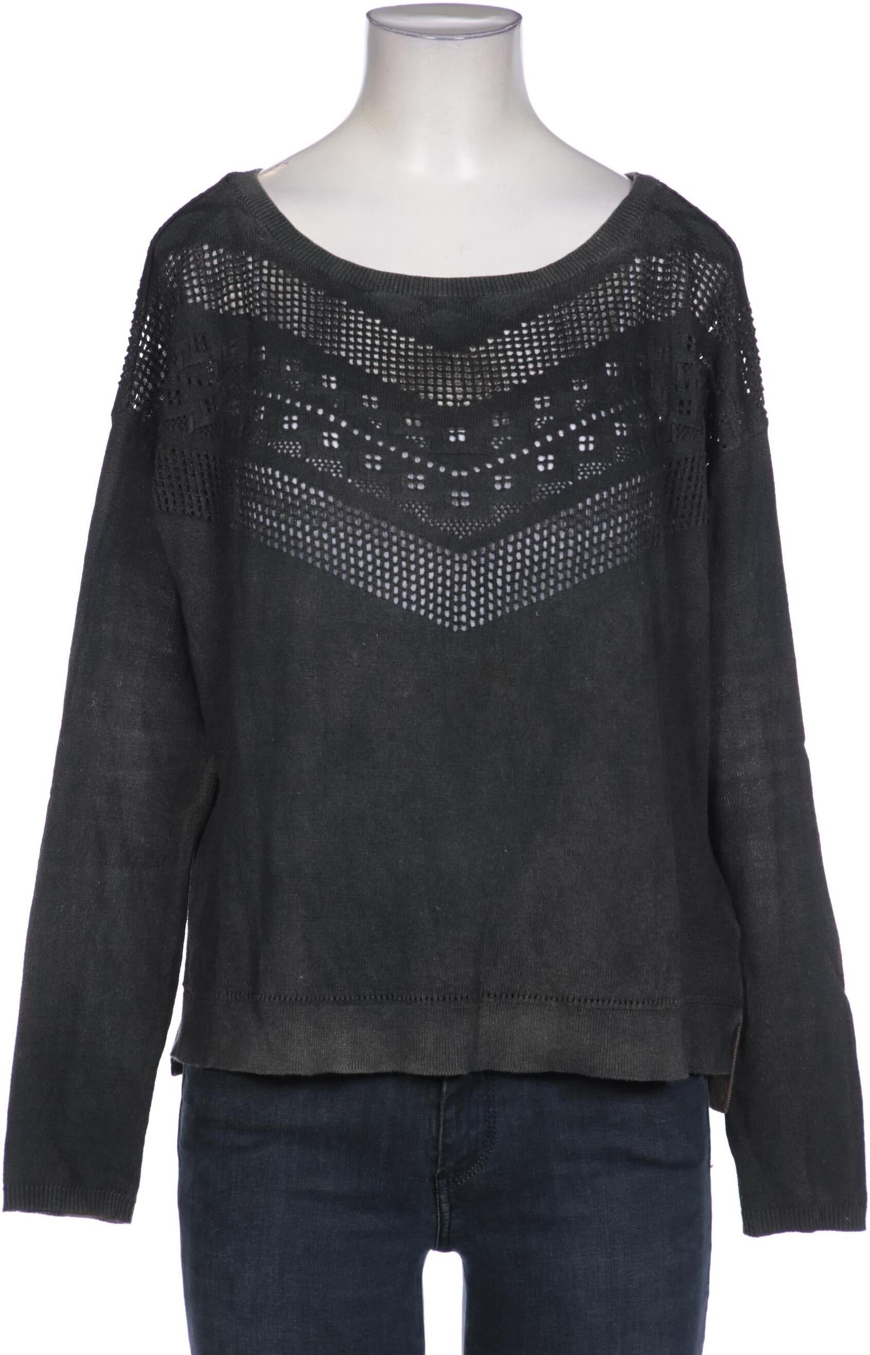 Nile Damen Pullover, Grün, Gr. S, Baumwolle - Second Hand