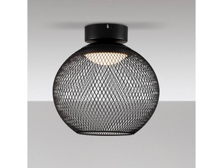 Plafonnier Kinetic Ø 30cm Noir/Noir Aluminium LED non-remplaçables Module LED